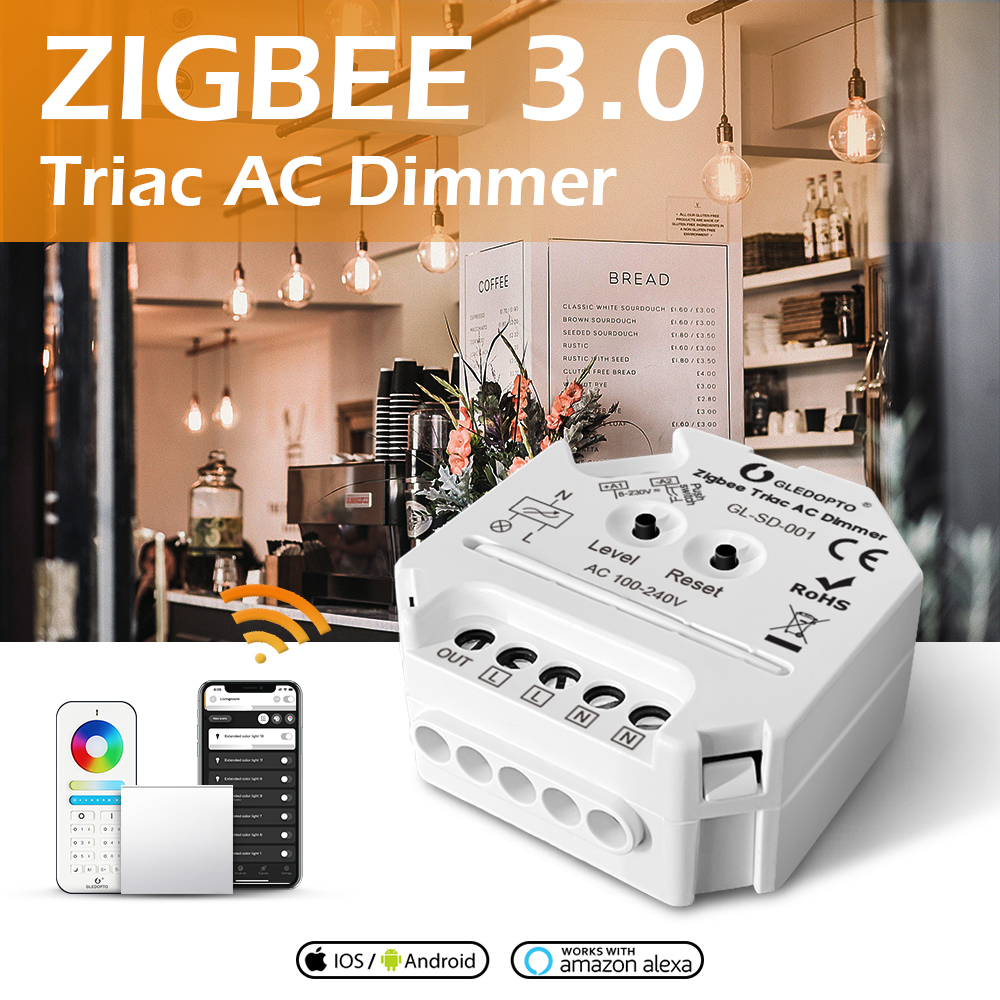 zigbee phase-cut trailing dimmer