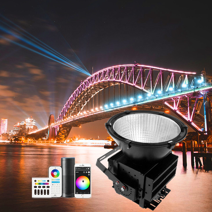400W flood light rgb