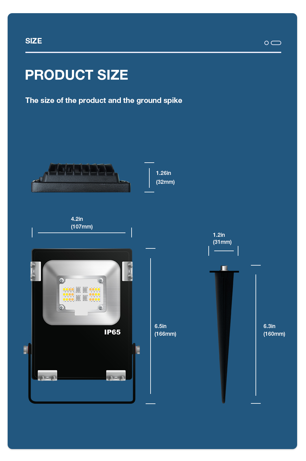 smart 10W flood lights