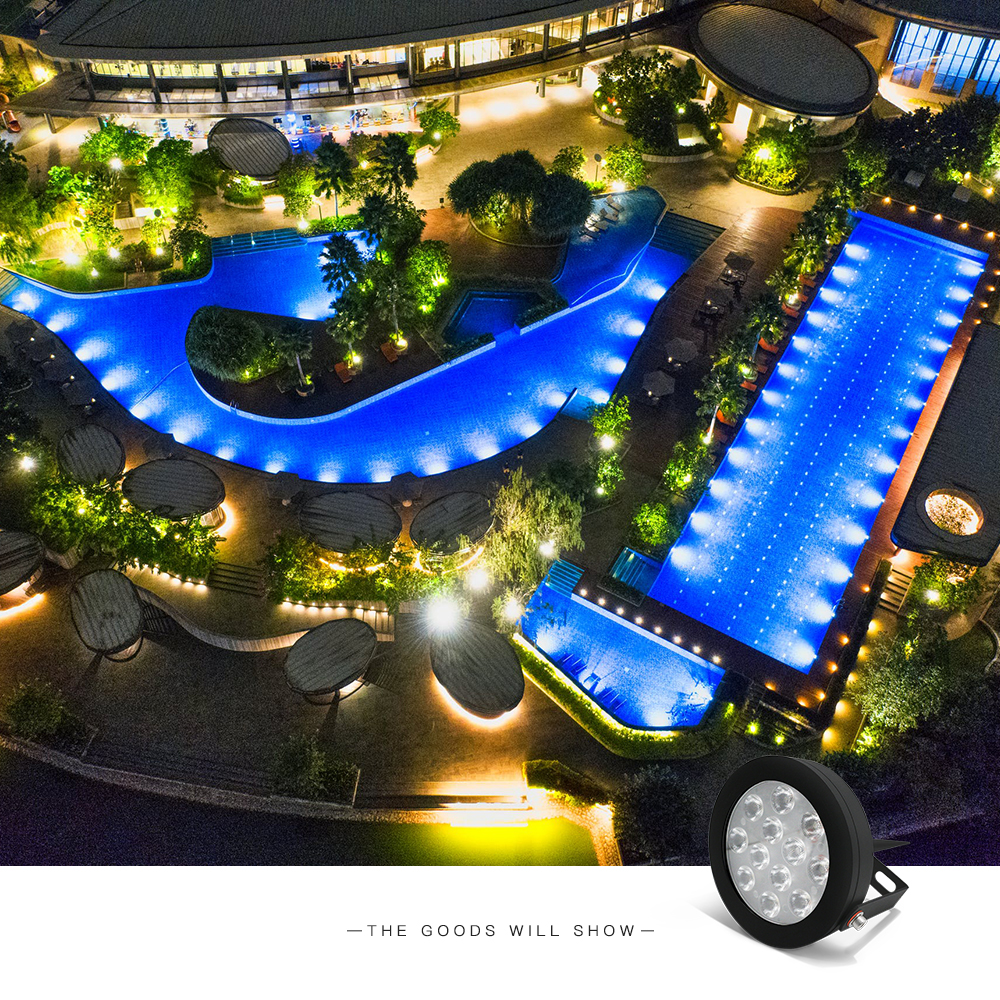 smart zigbee rgb outdoor spotlight