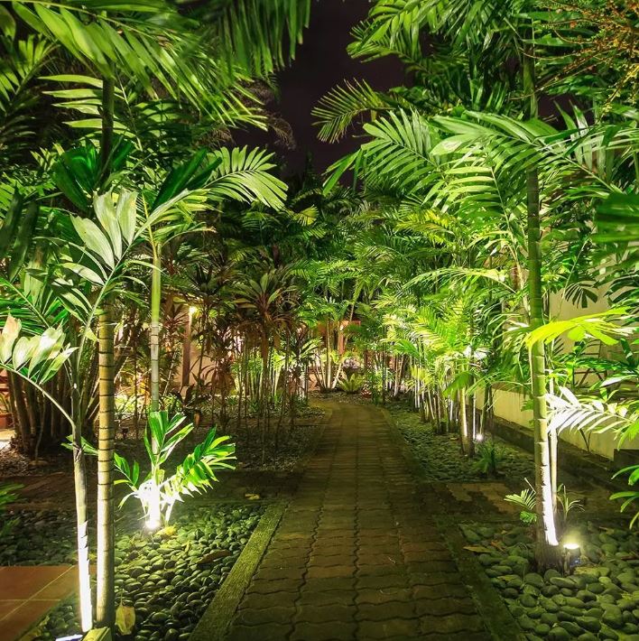 smart zigbee rgb outdoor spotlight