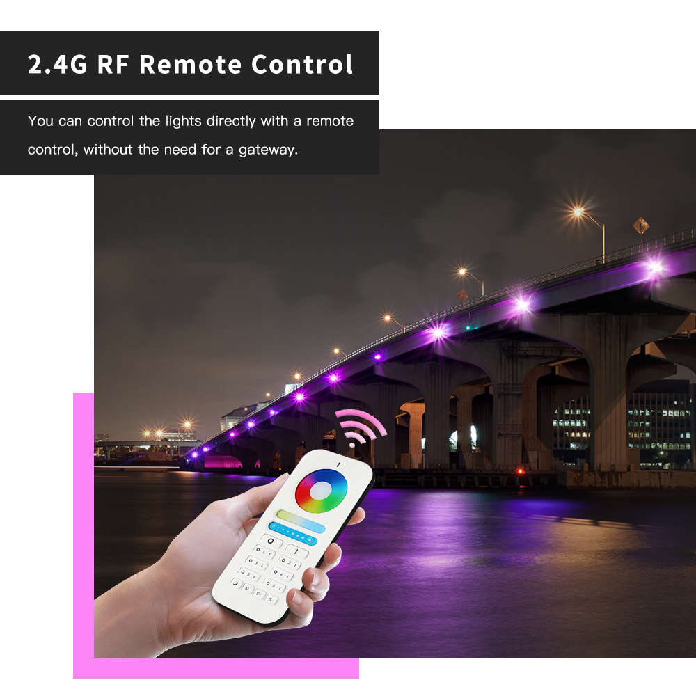 smart zigbee rgb outdoor spotlight