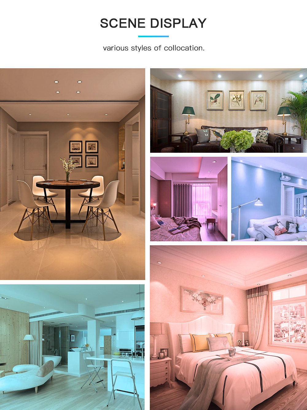 zigbee led downlight