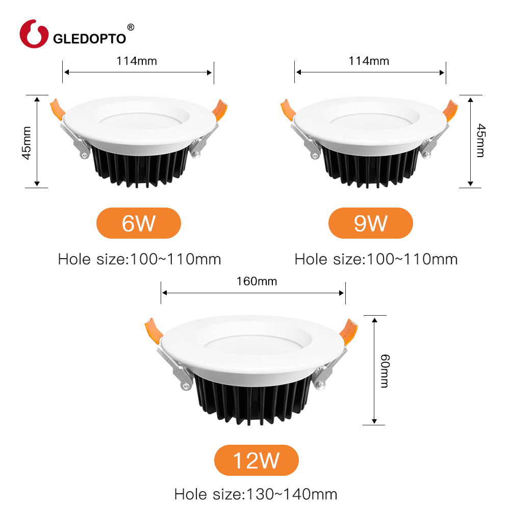 zigbee led lamp downlight