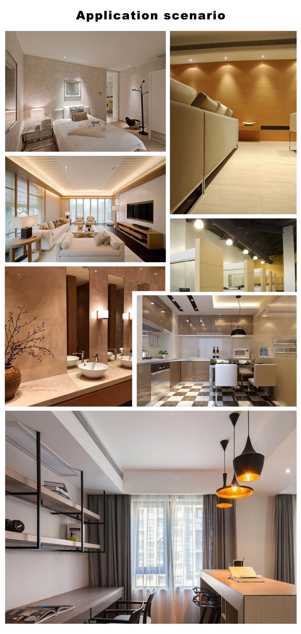 zigbee led lamp downlight