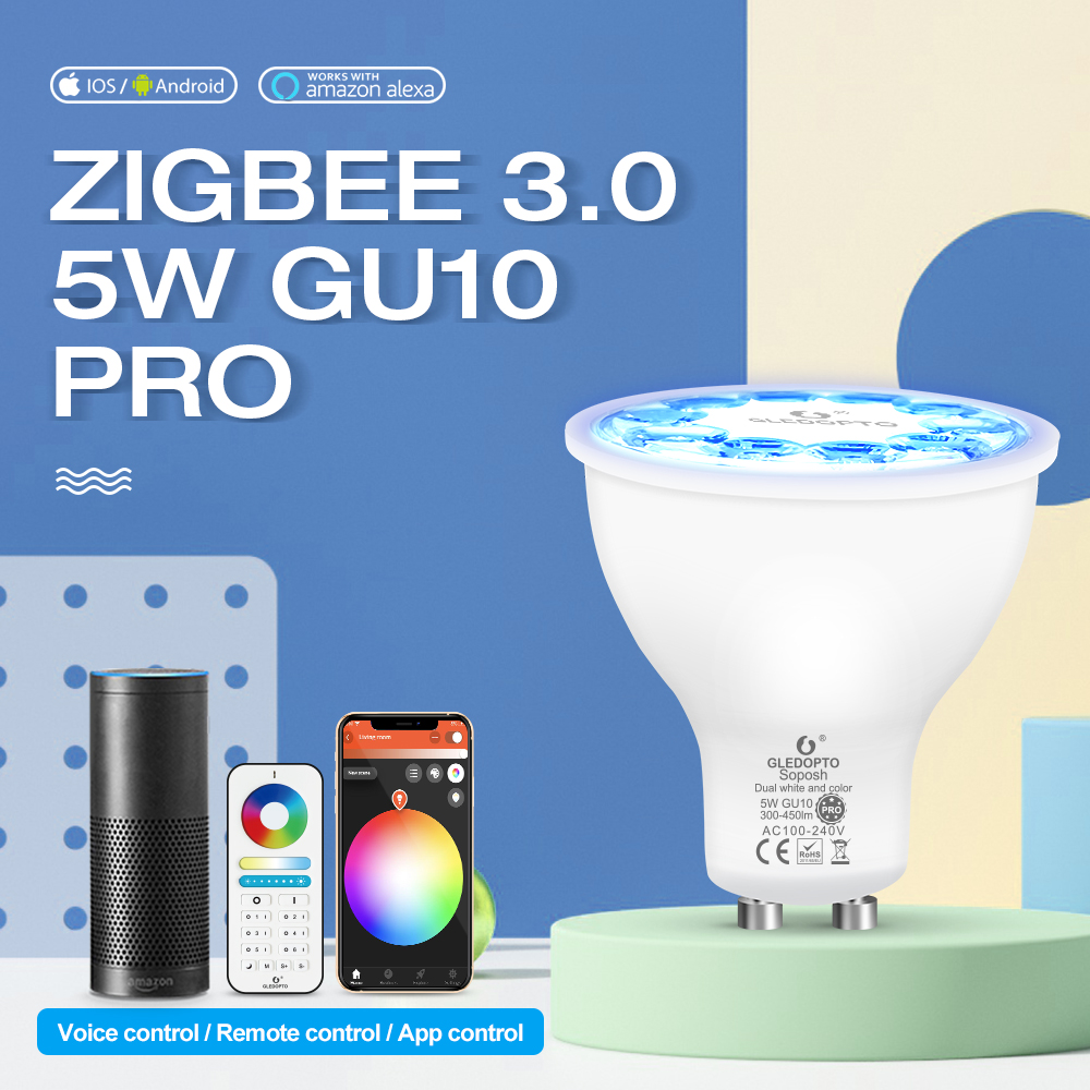 zigbee led lamp GU10