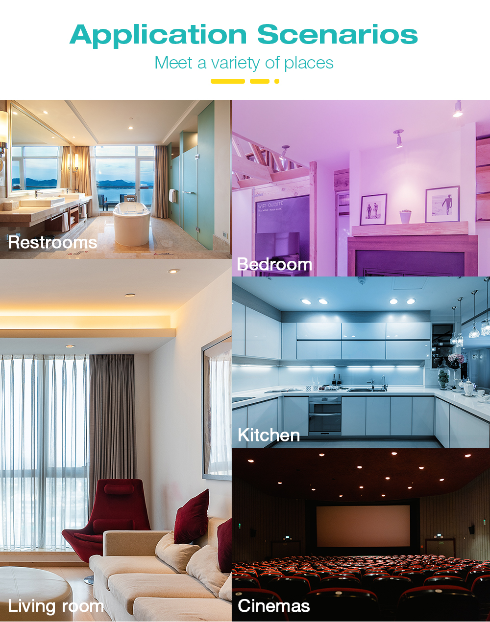 Smart led spotlight GU10