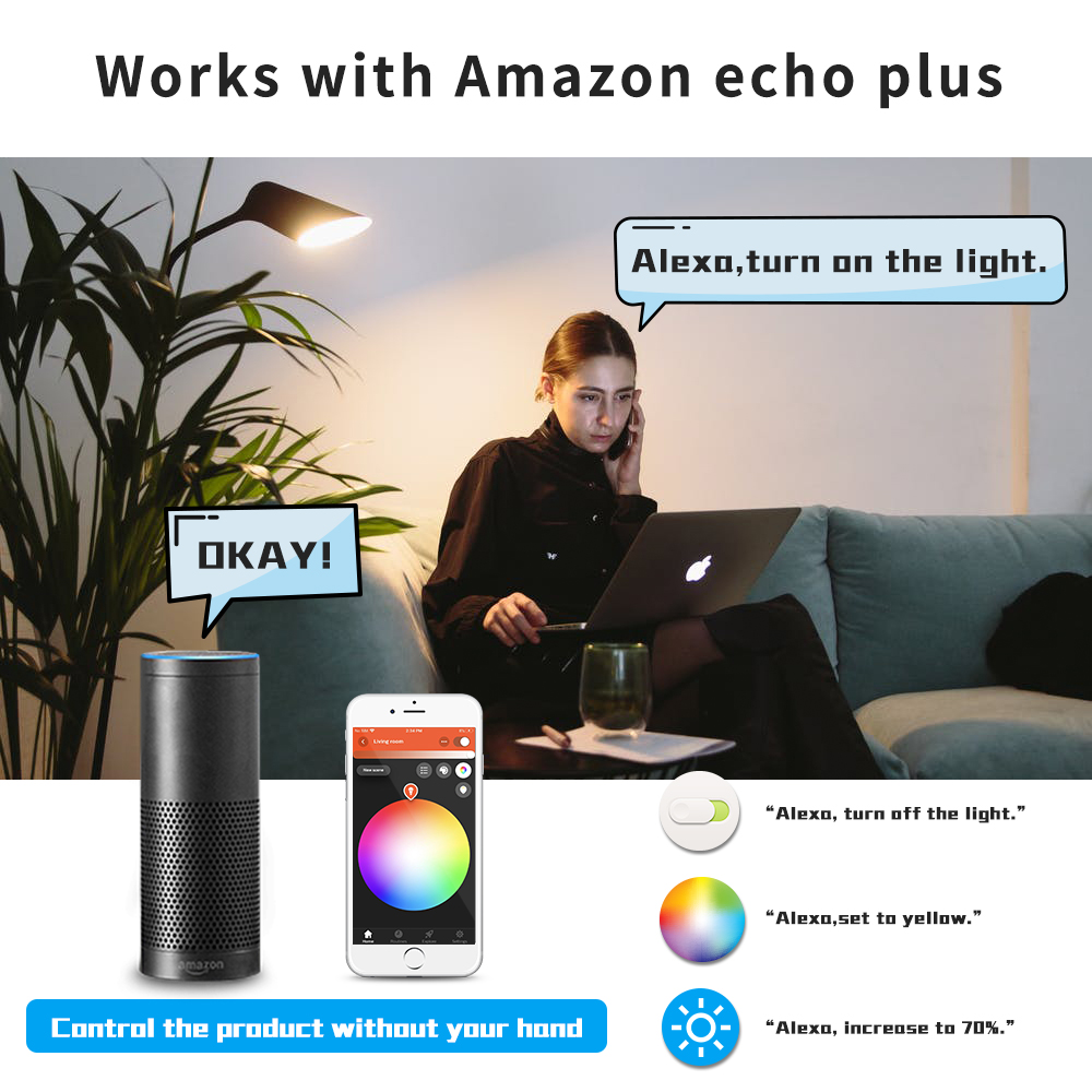 smart led bulb rgb cct