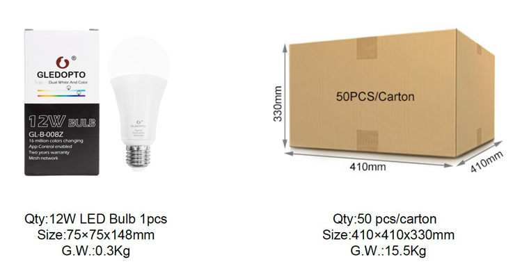 smart led bulb rgb cct
