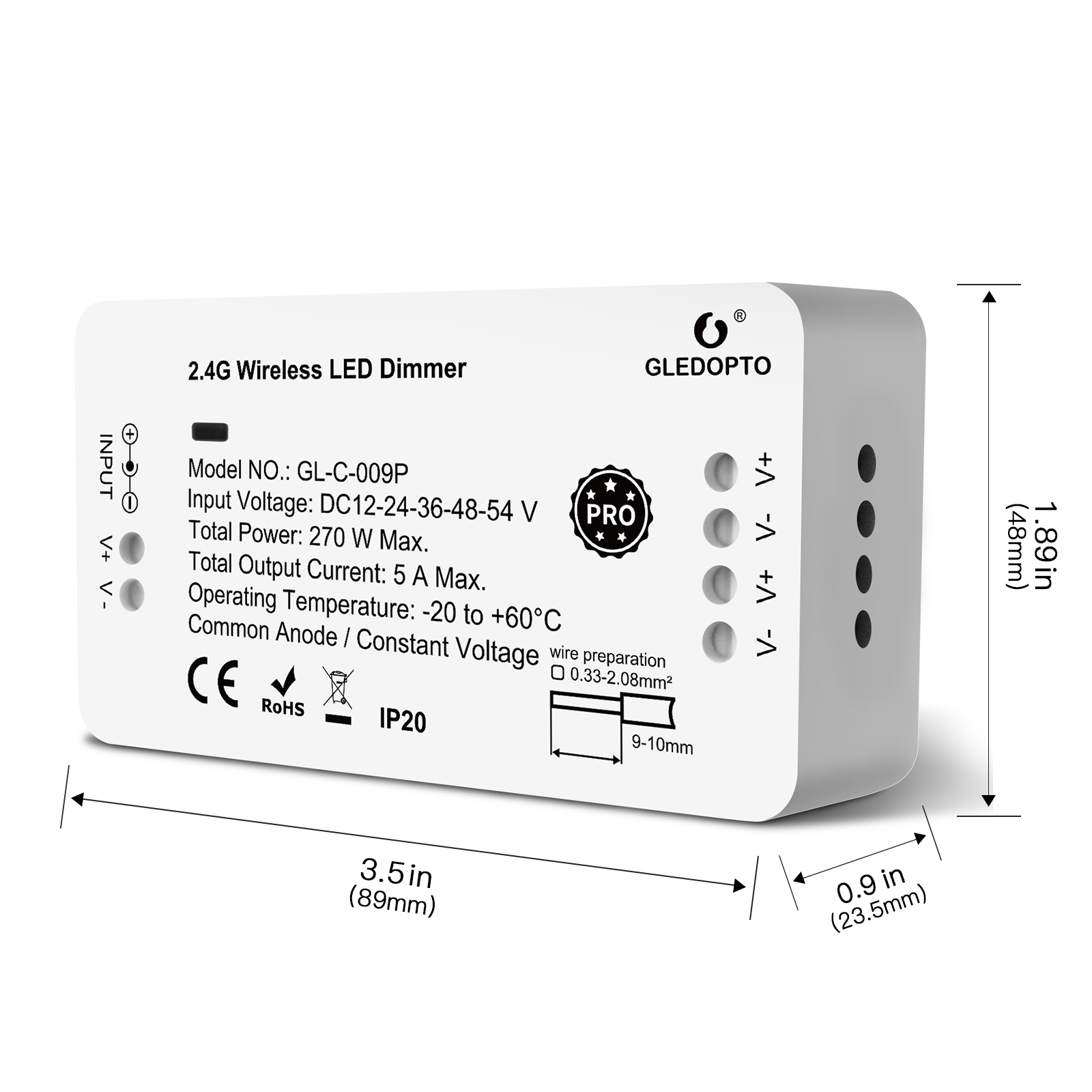 GLEDOPTO Zigbee led dimmer