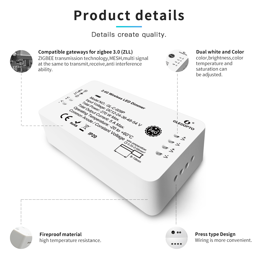Zigbee led dimmer