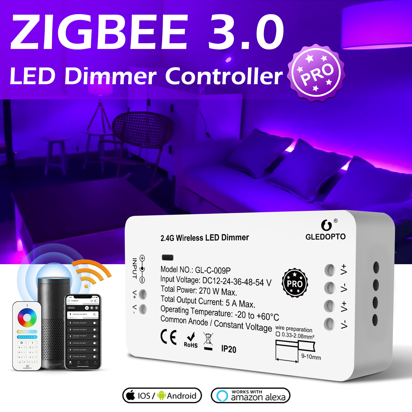 Zigbee led dimmer