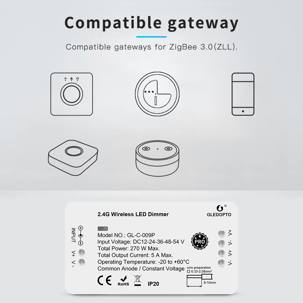Zigbee led dimmer