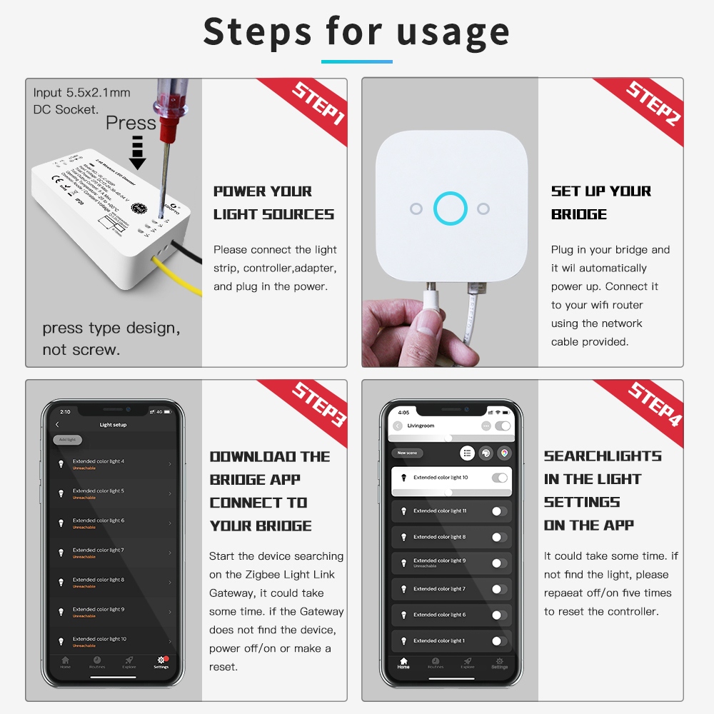 Zigbee led dimmer