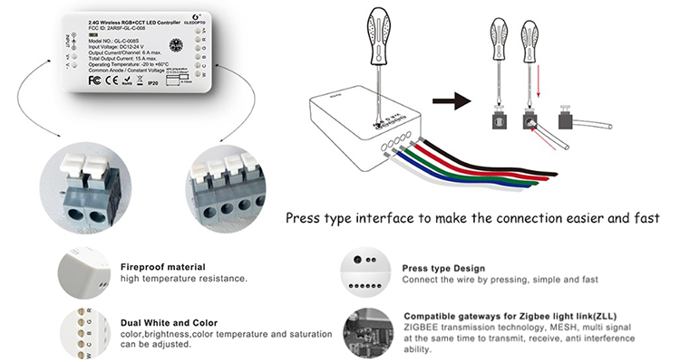 Zigbee led dimmer