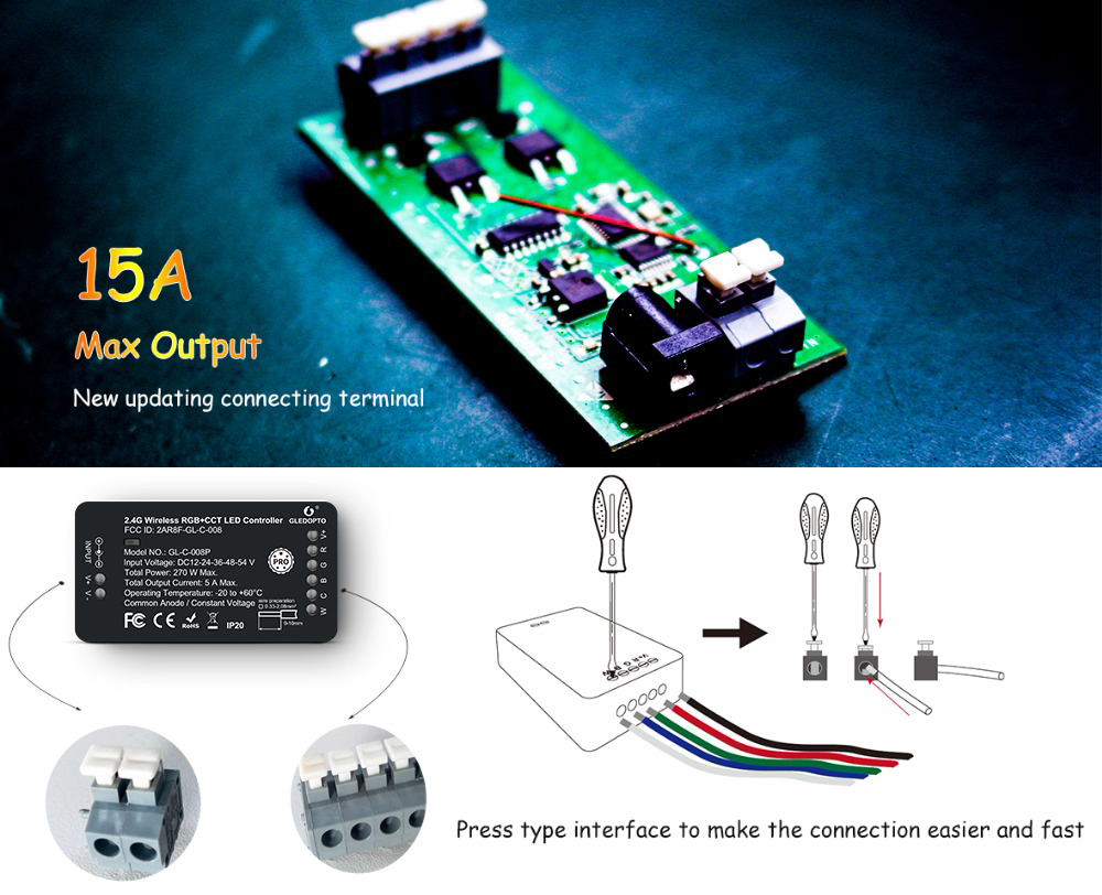 zigbee led controller rgbw