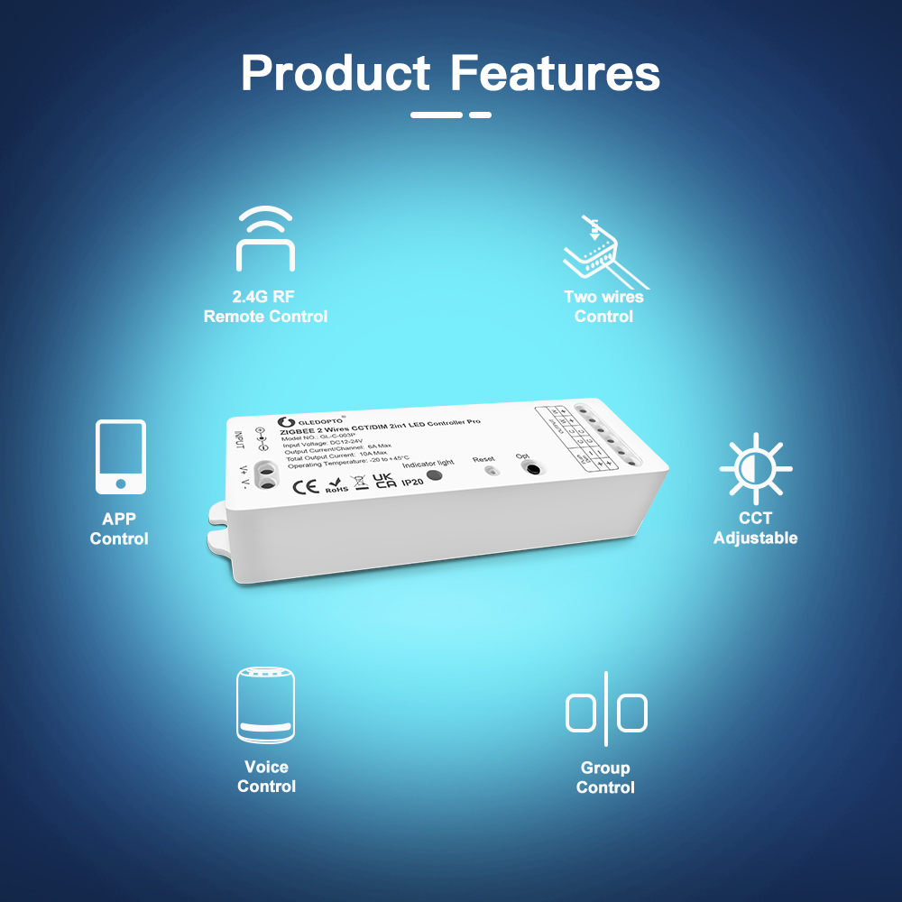 Zigbee led controller 2 wire