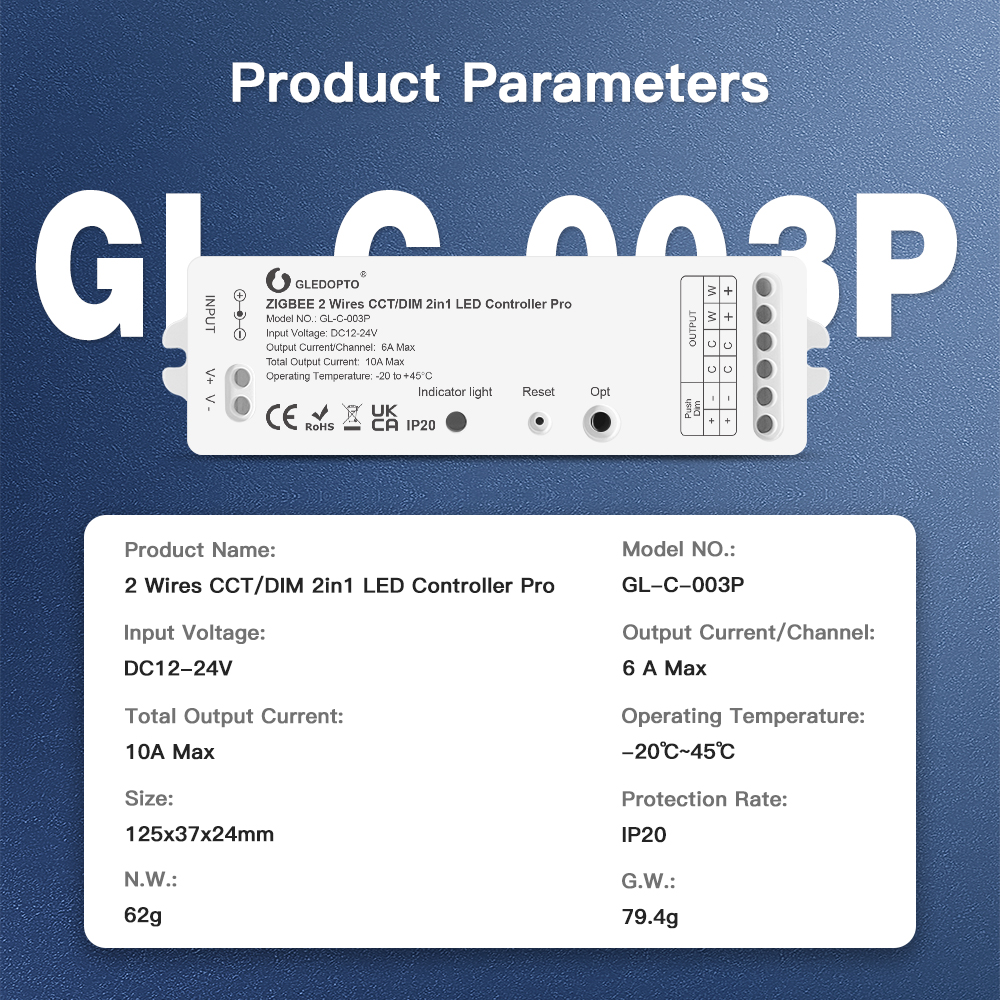 2 Wires Zigbee controller