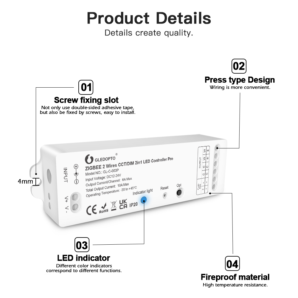 2 Wires Zigbee controller