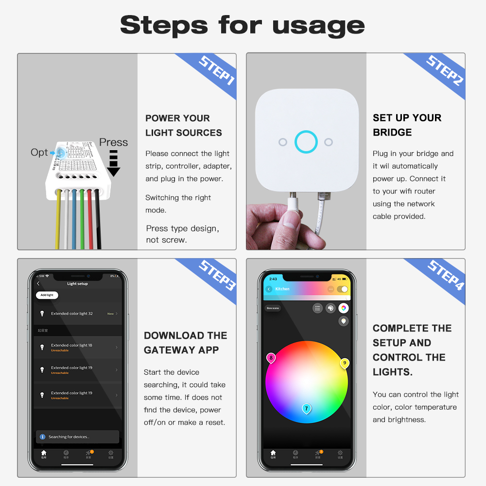 GLEDOPTO zigbee mini LED controller