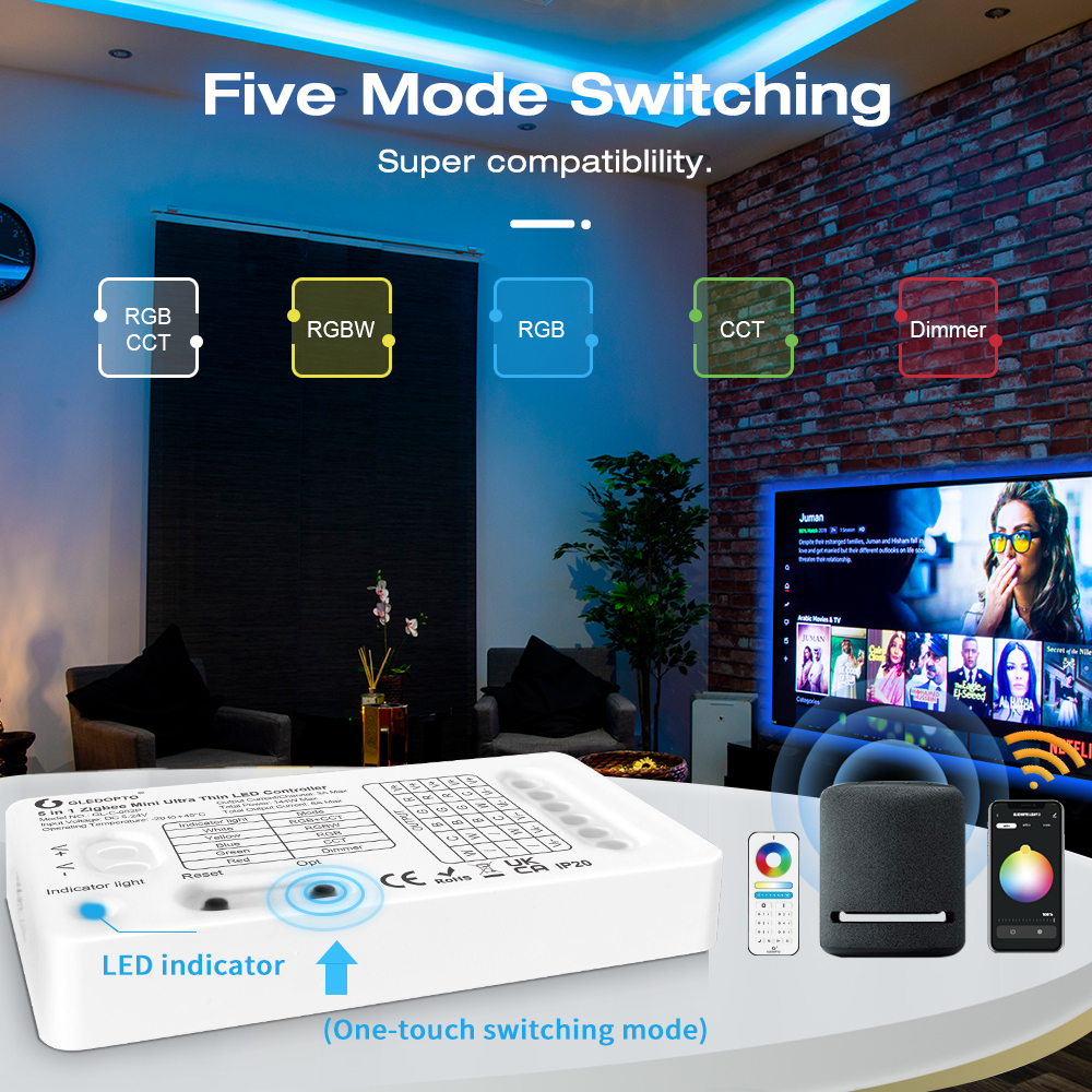 zigbee led controller rgbw