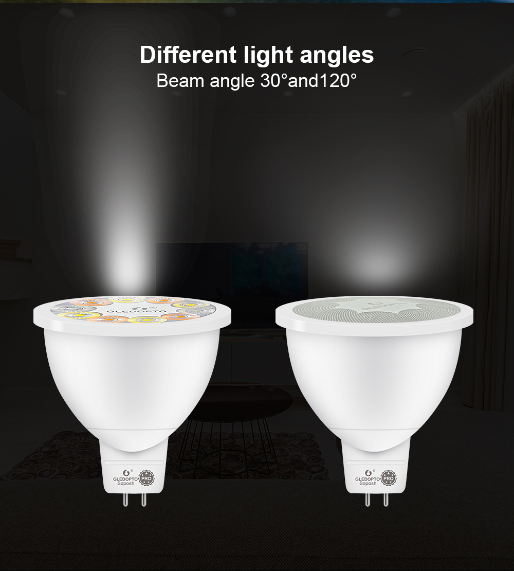 smart LED spotlight RGBW