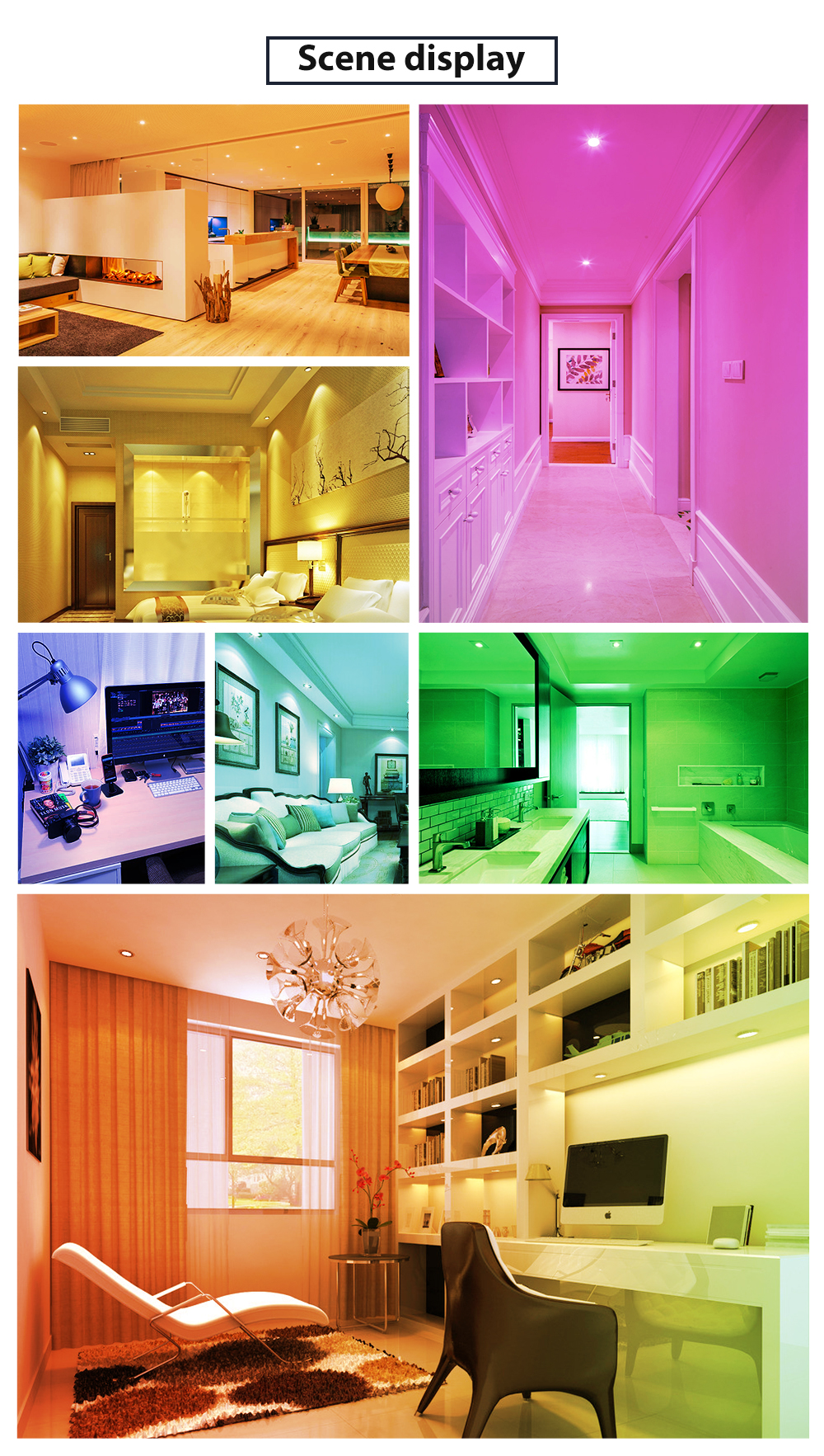 smart LED spotlight RGBW
