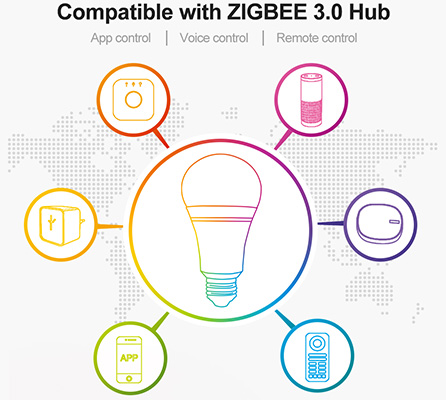 zigbee rgb LED bulb