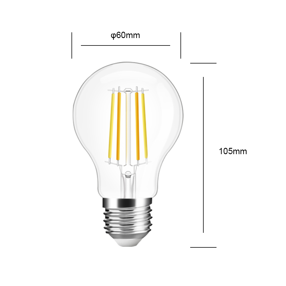 zigbee led filament bulb