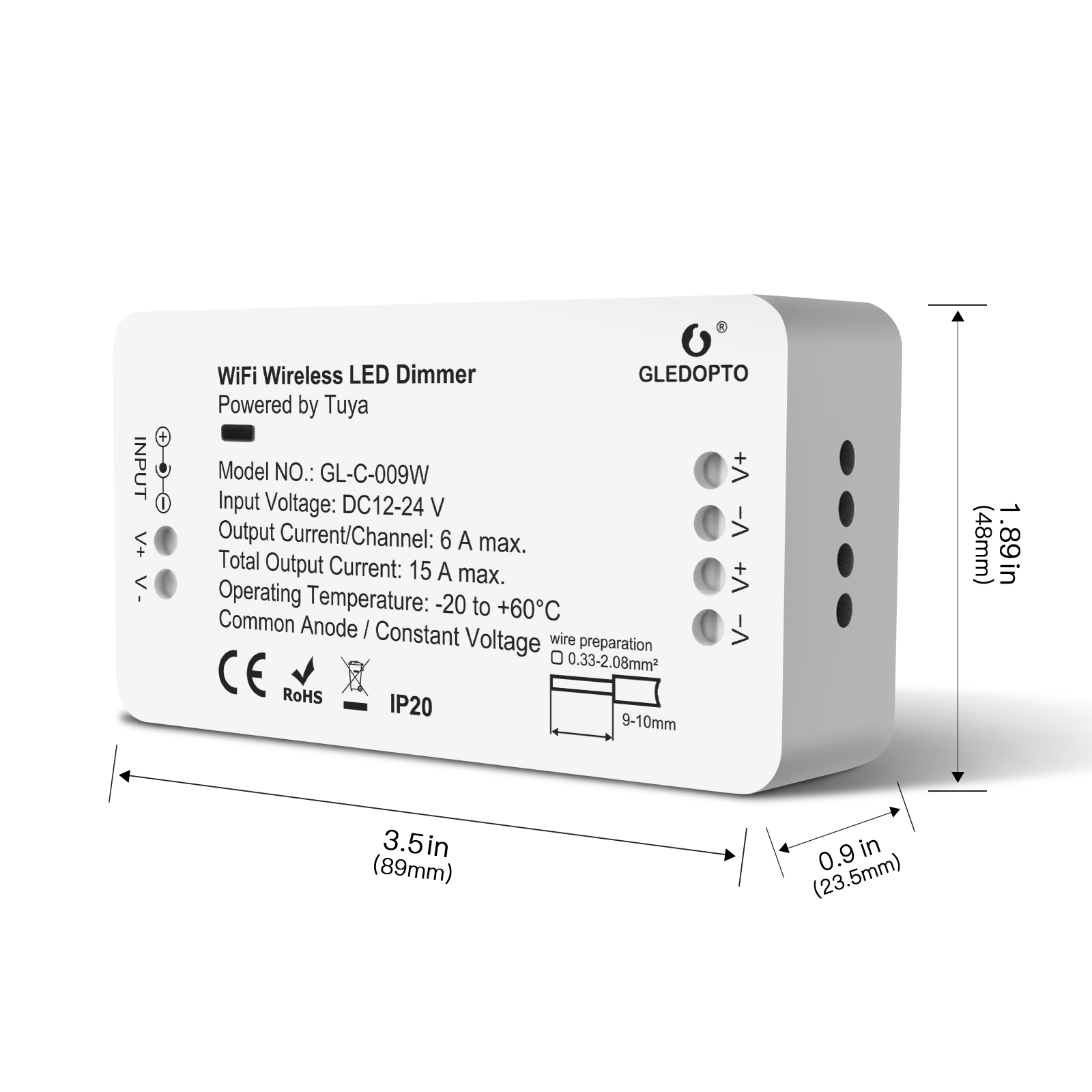 Wifi led light dimmer