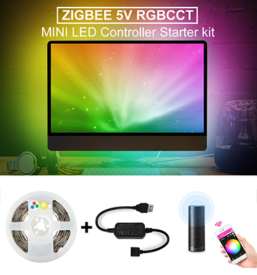 5V usb led strip rgb cct kit