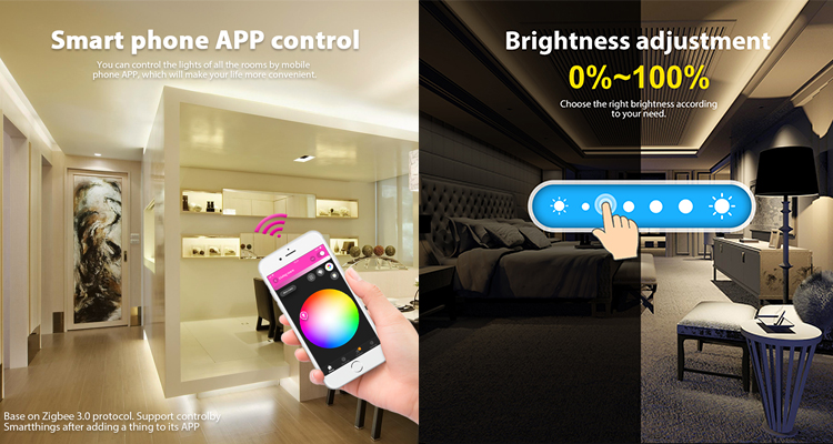 5V rgb led strip light controller