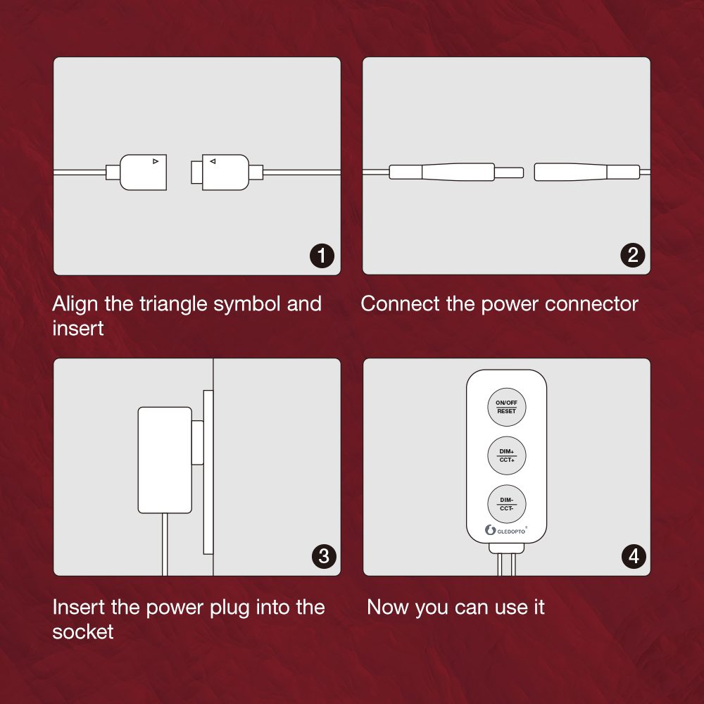 zigbee dimmer LED Controller rgb cct