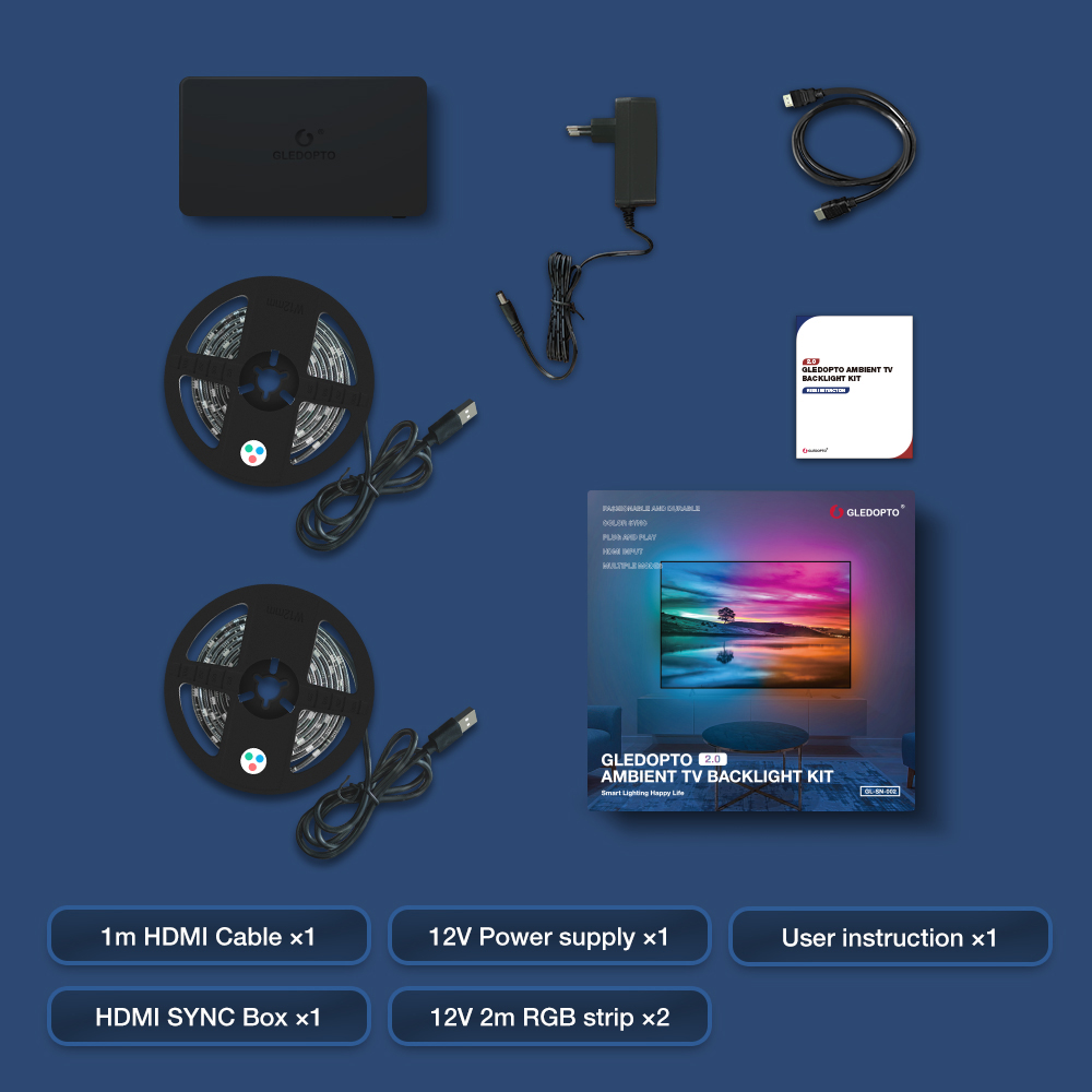 Smart HDMI TV SYNC light box