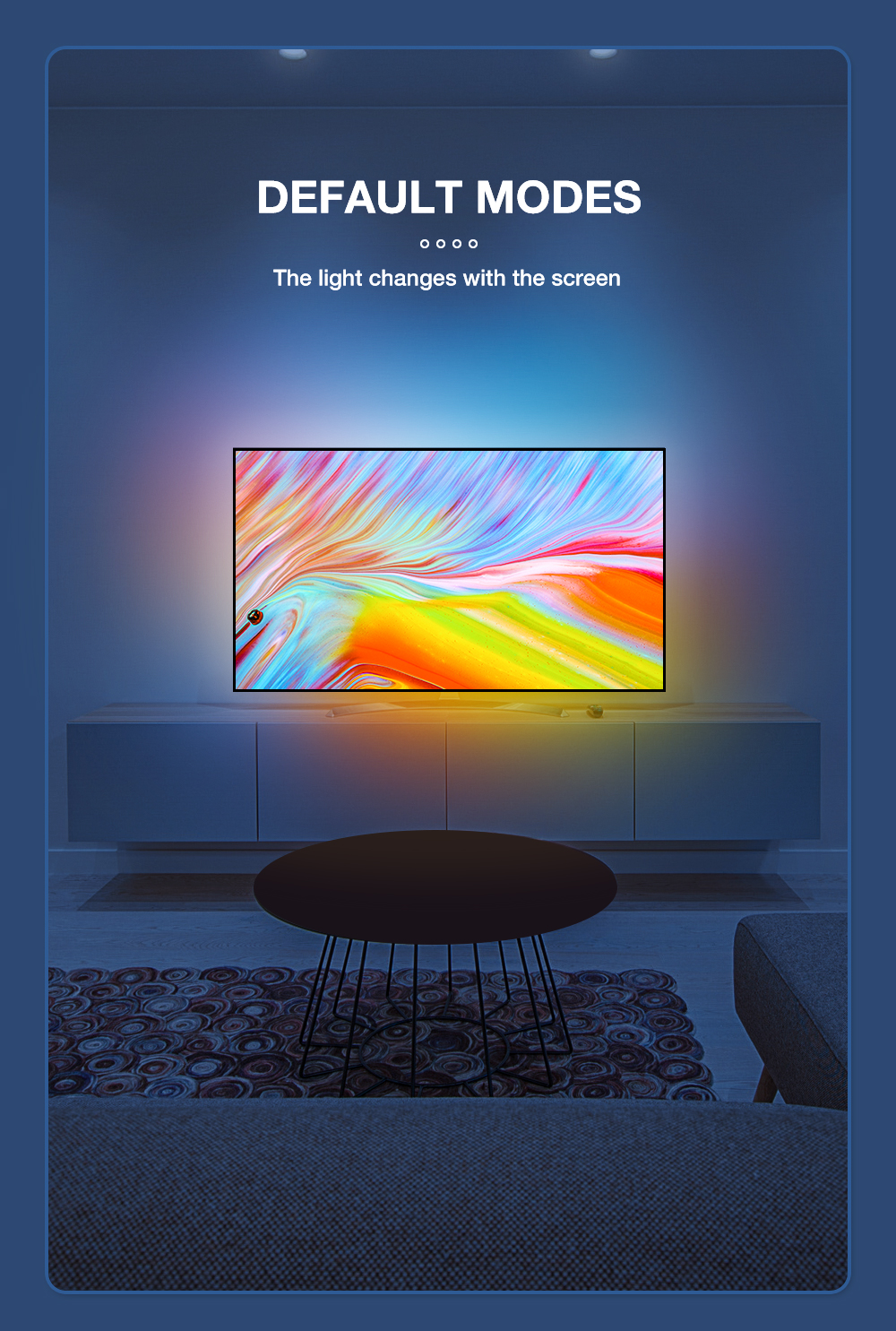 music rgb led strip light