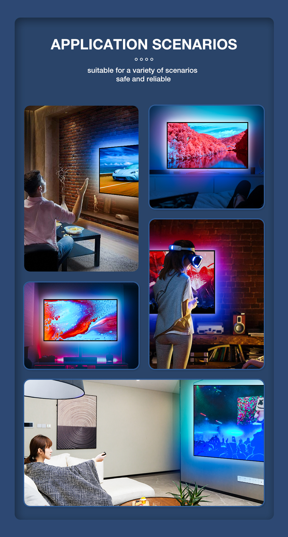 music rgb led strip light