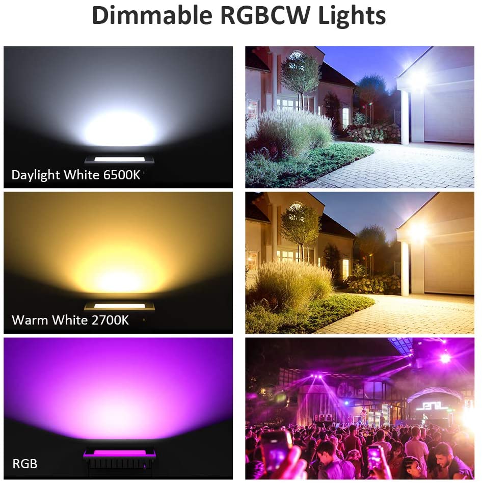 rgb flood light 30W