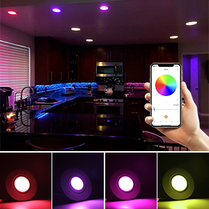 rgb down light 12W