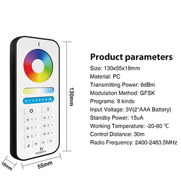 wireless RF remote control