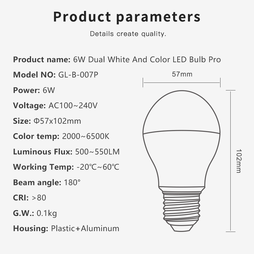 smart light bulb E27