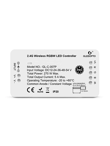 GLEDOPTO Zigbee LED controller RGBW