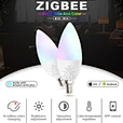 Smart led candle light RGB