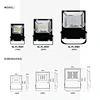 smart outdoor rgb led floodlight