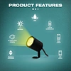 rgb outdoor spotlight