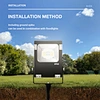 200W outdoor flood lighting rgb