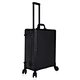 black makeup case with combination lock