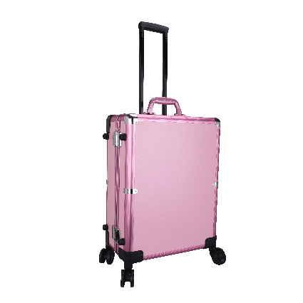ABS+Aluminum travel makeup case with mirror detail 04
