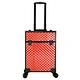 red rolling cosmetic makeup case