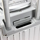 rolling makeup case with lights and mirror trolley