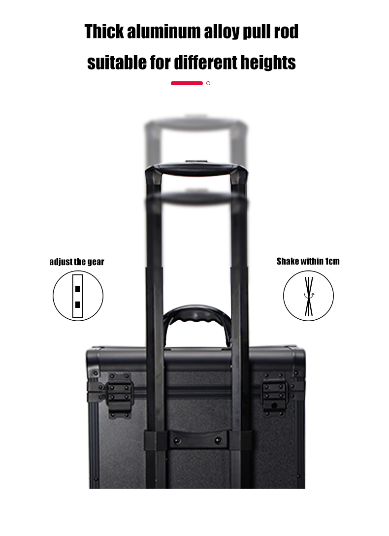 train case with drawers